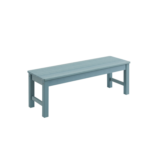 Winawood Garden/Patio 2 Seater Backless Bench Seat 120x61cm -  Powder Blue