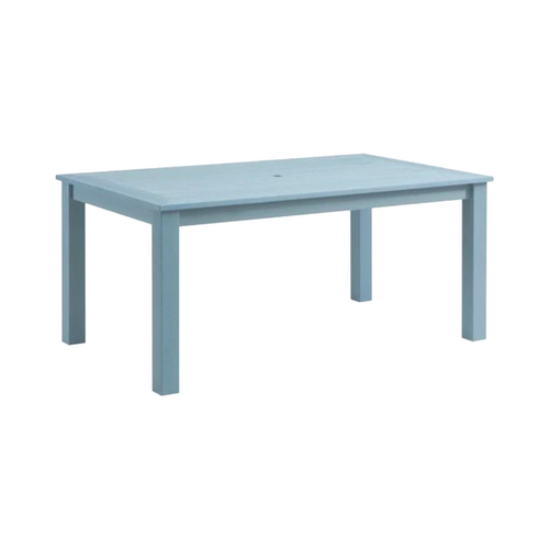 Winawood Garden/Patio Rectangular Dining Table 98x98cm -  Powder Blue