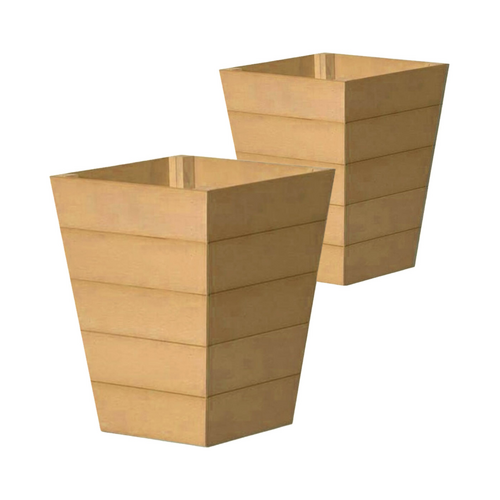 2pc Winawood Planter Pot Large Home/Garden Decor 55x43cm -  New Teak