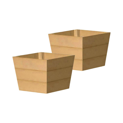 2pc Winawood Planter Pot Small Home/Garden Decor 45x38cm -  New Teak