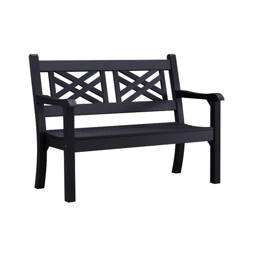 Winawood Garden/Patio Speyside 2 Seater Bench 105x97cm -  Charcoal Grey