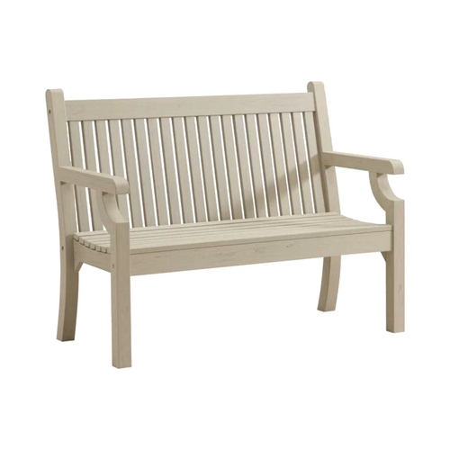 Winawood Garden/Patio Sandwick 2 Seater Outdoor Bench  121x93cm -  Stone Grey
