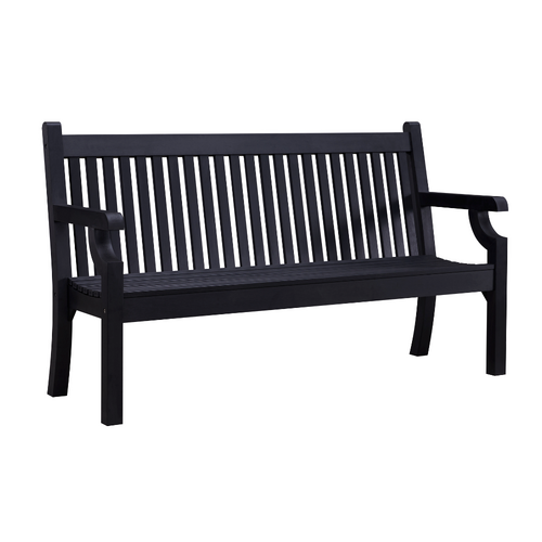 Winawood Garden/Patio Sandwick 3 Seater Outdoor Bench 156x93cm -  Charcoal Grey