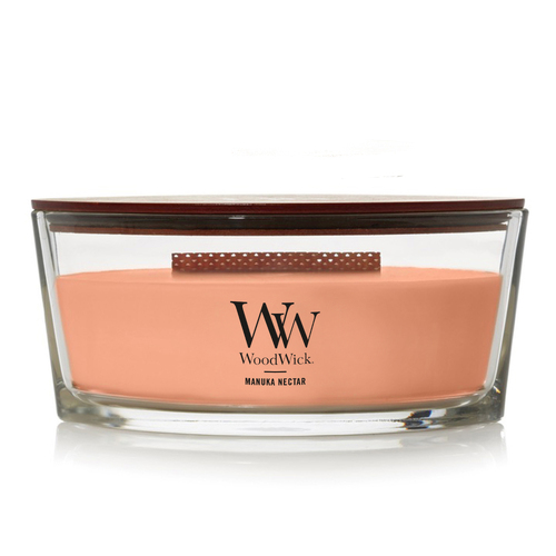 WoodWick Manuka Nectar Scented Wax Candle Ellipse 19cm - Orange