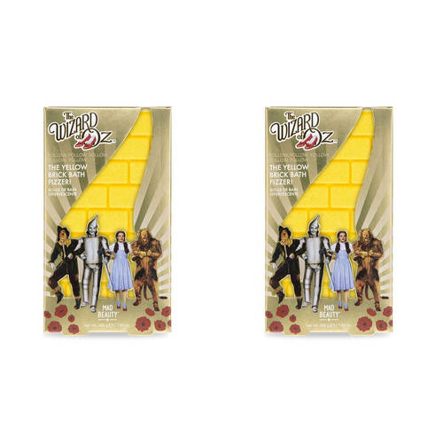 2PK Warner Bros Wizard of Oz Yellow Brick Road Fizzer 200g Poppy Temptation