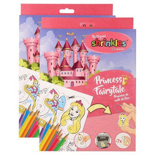 2PK Shrinkles Fairytale Princess Bumper Box 35cm