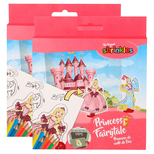 2PK Shrinkles Fairytale Princess Mini Pack 23cm