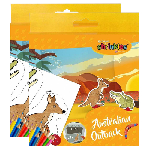 2PK Shrinkles Australian Outback Mini Pack 23cm