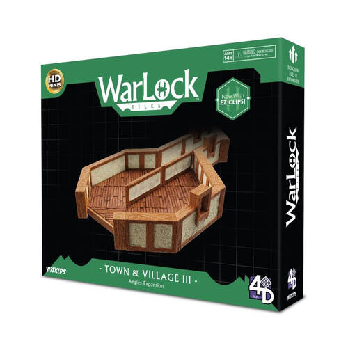 WarLock Tiles Town & Village 3 Angles Miniature Expansion 14y+