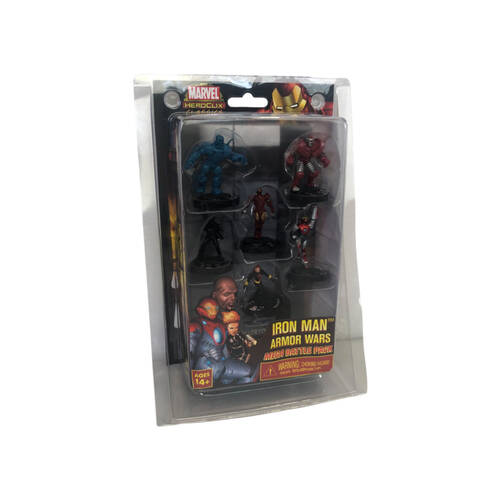 Wizkids 6pc Heroclix Iron Man Armor Wars Battle Pack Figure Toy