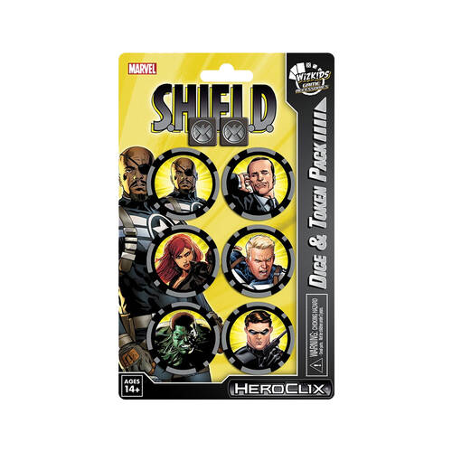 Heroclix Nick Fury Agent of Shield Dice & Token Pack 14y+