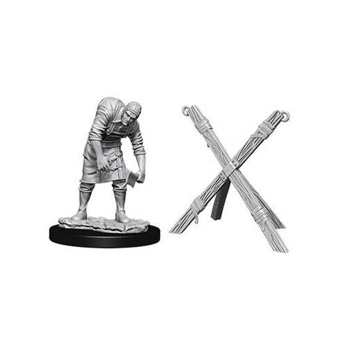 Wizkids Deep Cuts Unpainted Miniatures Assistant & Torture Cross