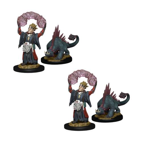 Wardlings Boy Warlock & Lizard Figure Toy 14cm 14y+