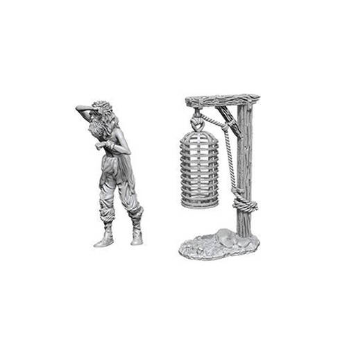 Wizkids Deep Cuts Unpainted Miniatures Hanging Cage