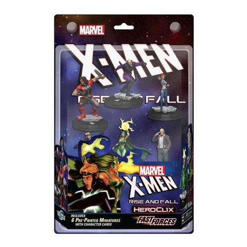 6pc Heroclix X-Men Rise & Fall Fast Forces Miniature Toy 14y+