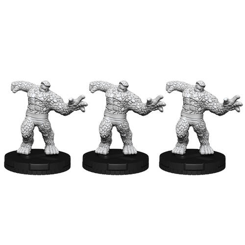 3PK Wizkids Fantastic Four Comics Unpainted The Thing Mini