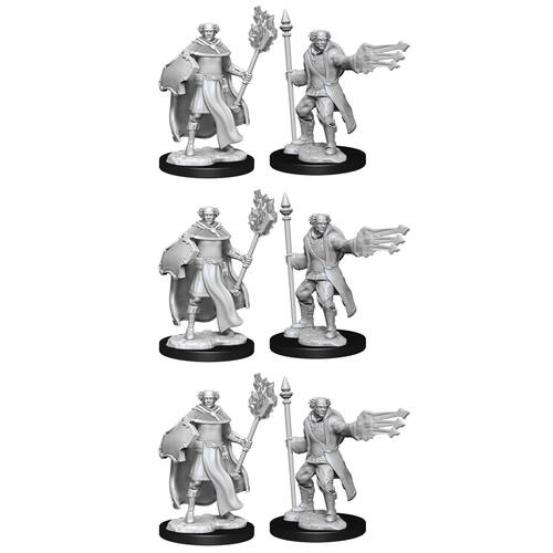 3x 2pc Dungeons & Dragons Nolzur's Marvelous Unpainted Minis Multiclass Cleric Wizard Male