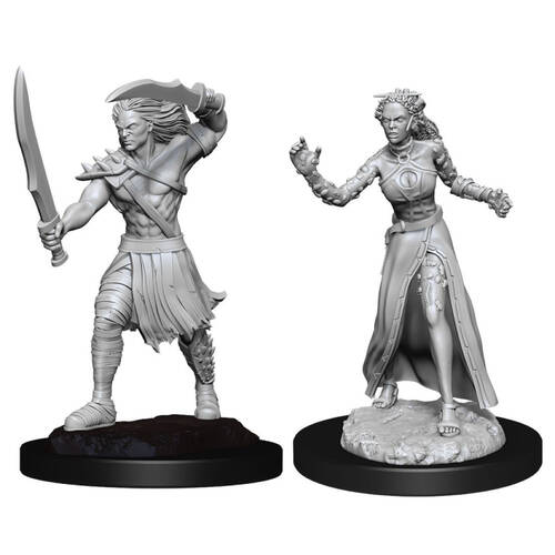 Magic the Gathering Unpainted Miniatures Vampire Lacerator & Hexmage