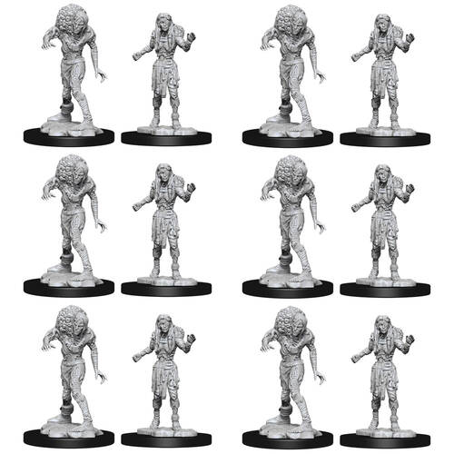 6x 2pc Dungeons & Dragons Nolzur's Marvelous Mini Drowned Assassin & Drowned Asetic