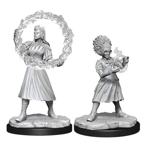 2pc Magic the Gathering Unpainted Miniatures Rootha & Zimone