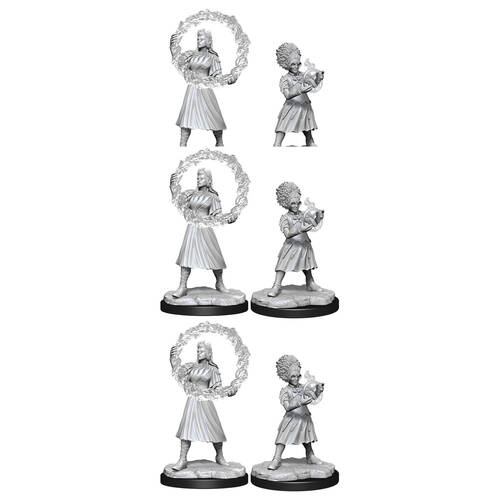 3x 2pc Wizkids Magic the Gathering Unpainted Miniatures Rootha & Zimone
