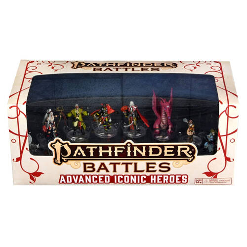 Pathfinder Battles Advanced Iconic Heroes Miniature Set 14y+
