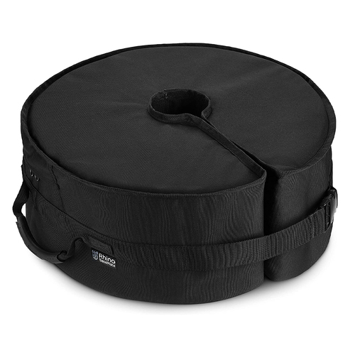Rhino Basemate Round Outdoor Offset Cantilever Umbrella Base 18" Black
