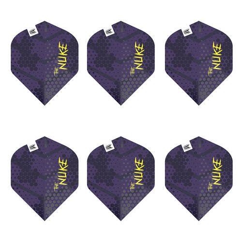 6PK Target Luke Littler Pro Ultra No.2 Dart Flights - Purple