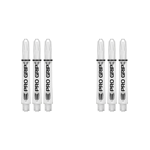 2x 9pc Target Pro Grip Nylon Shaft Multipack Short - White