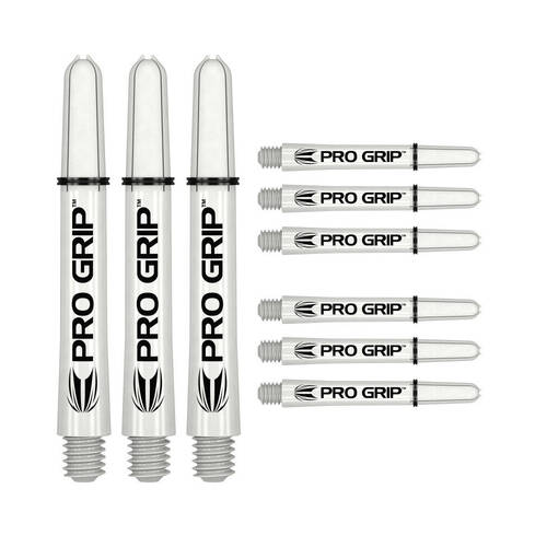 Target Pro Grip Dart Shaft/Stems Multipack 3-Sets - White