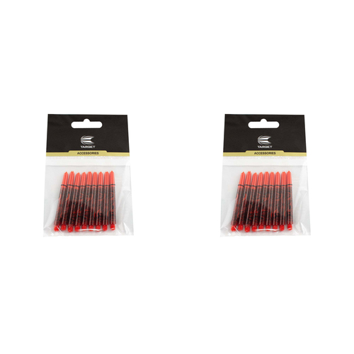 2x 3pc Target Pro Grip Ink Shaft Multipack Short - Black