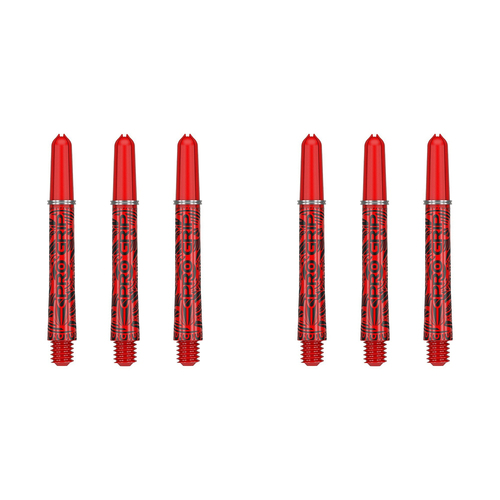 2x 3pc Target Pro Grip Ink Shaft Multipack Medium - Red