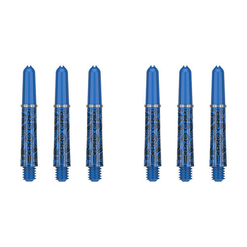 2x 3pc Target Pro Grip Ink Shaft Multipack Intermediate - Blue