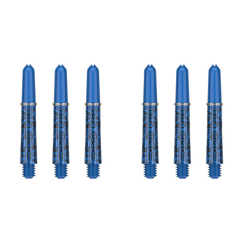 2x 3pc Target Pro Grip Ink Shaft Multipack Medium - Blue