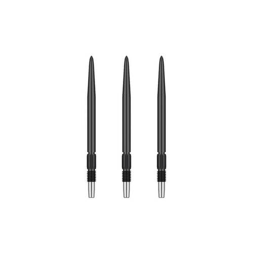 3pc Target Swiss Dart Point Pocket Size 30mm - Black