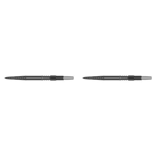 2PK Target Swiss DX Diamond Grip Dart Point 26mm - Black