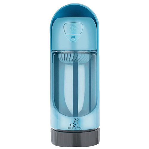 All Fur You 300ml Dog Portable Water Bottle Blue