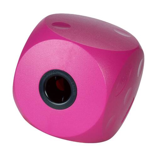 Buster Food Cube Interactive Treat Dispensing Dog Toy Large Cherry
