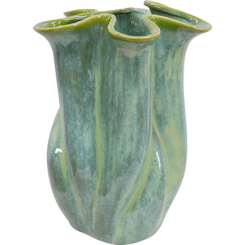 LVD Stoneware Flower Vase Home Decor Bayleaf Large