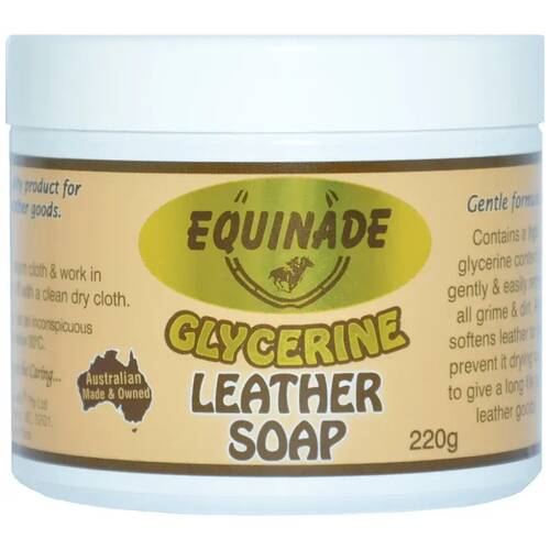 Equinade Glycerine Leather Soap Cleans & Softens 220g