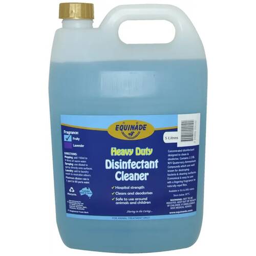 Equinade Heavy Duty Disinfectant Cleaner 5L Fruity Scent