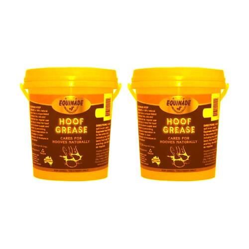 2PK Equinade Hoof Grease Natural Care Conditioner Horse Treatment Hooves 500g