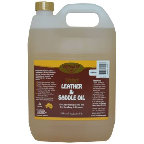 Equinade Leather & Saddle Oil Quick Absorbing Conditioner 5L