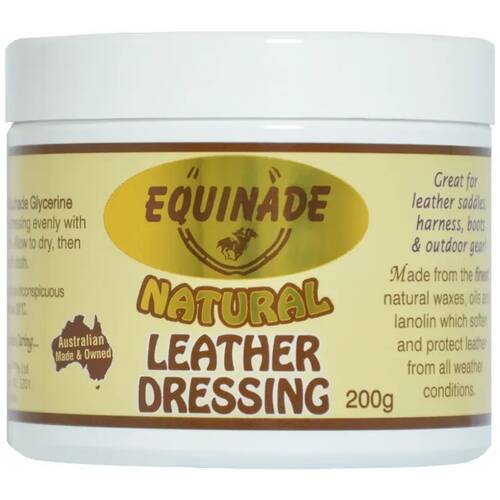 Equinade Natural Leather Dressing Saddle Harness & Boot Care 200g