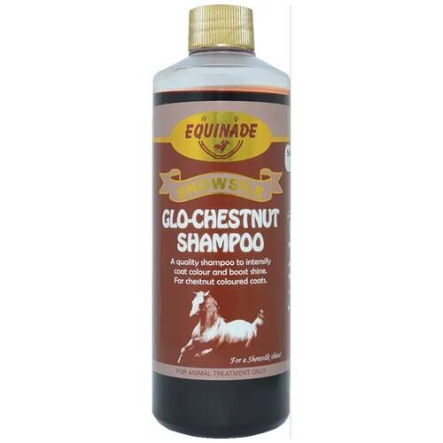 Equinade Showsilk Glo Chestnut Horse Coat Grooming Care Shampoo 500ml