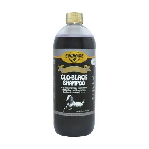 Equinade Showsilk Glo Black Horse Coat Grooming Care Shampoo 1L