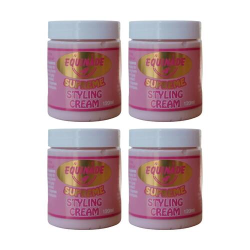 4PK Equinade Horse Hair Grooming Supreme Styling Cream 120ml