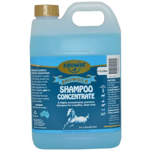 Equinade Showsilk Glo Concentrate Horse Coat Grooming Care Shampoo 2.5L