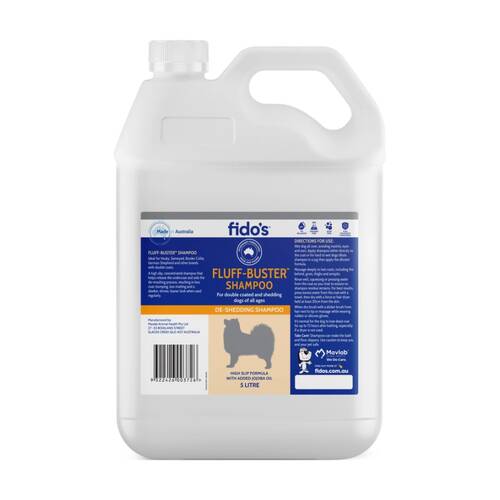 Fidos Pet Dog Grooming Washing Care Shampoo Fluff Buster 5L
