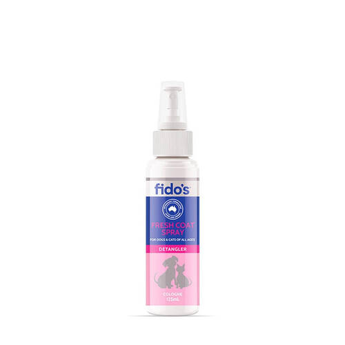 Fidos Fresh Coat Spray Deodorising Bottle Pet Grooming Care 125ml
